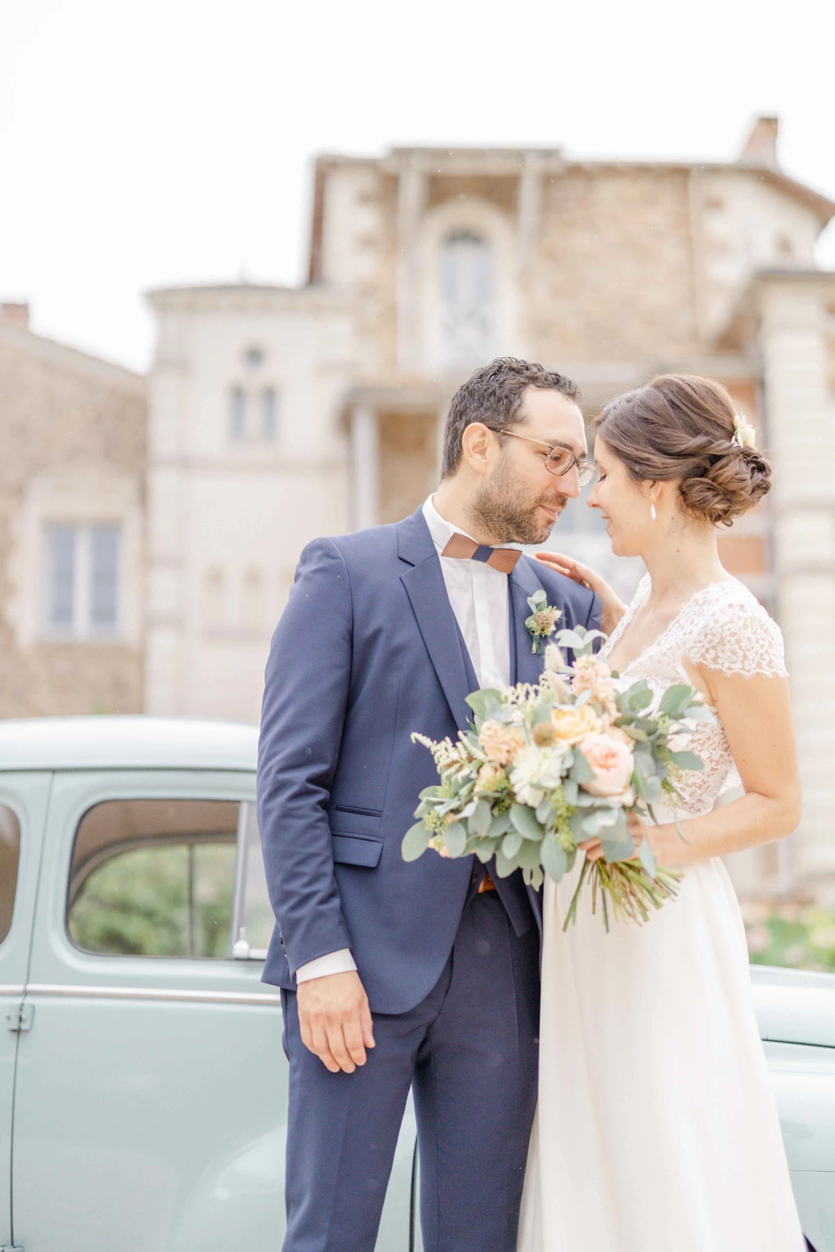 robe événement bonheur gris mariage