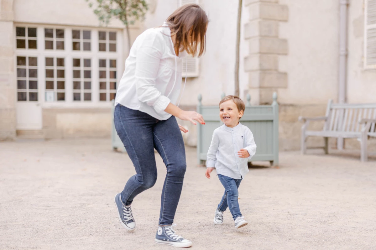 jeans bonheur enfant marron gris