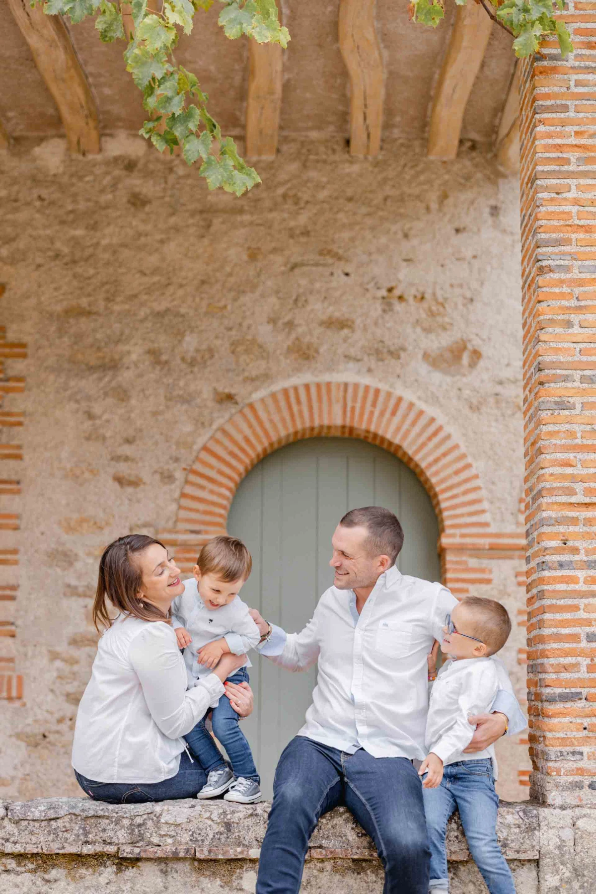 bonheur brique enfant sourire amour