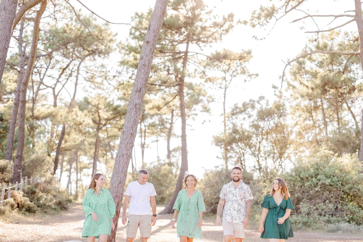 bonheur robe famille gris marron