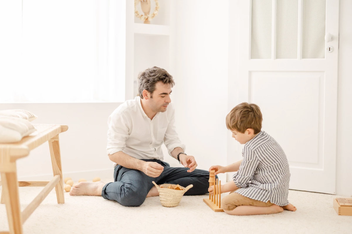 enfant meubles jouer avec les enfants beige gris