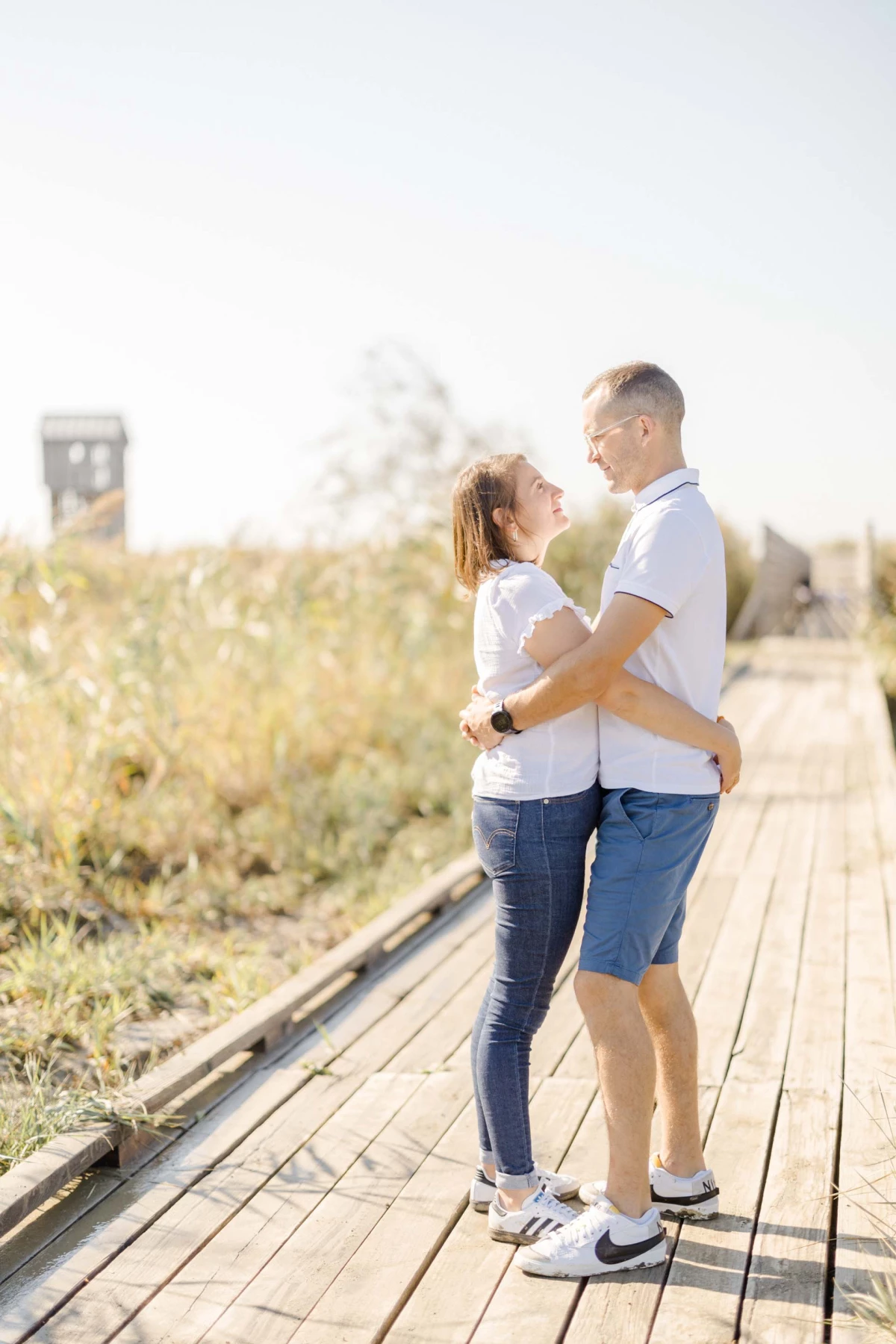 bonheur amour romance passerelle beige