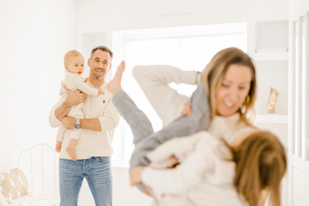 bonheur sourire enfant famille amour