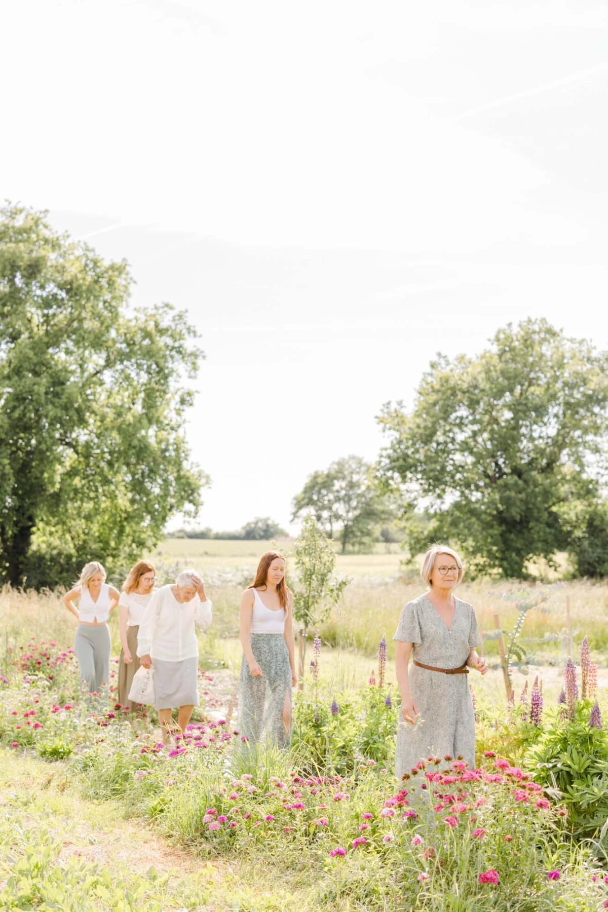 robe événement rose prairie bonheur