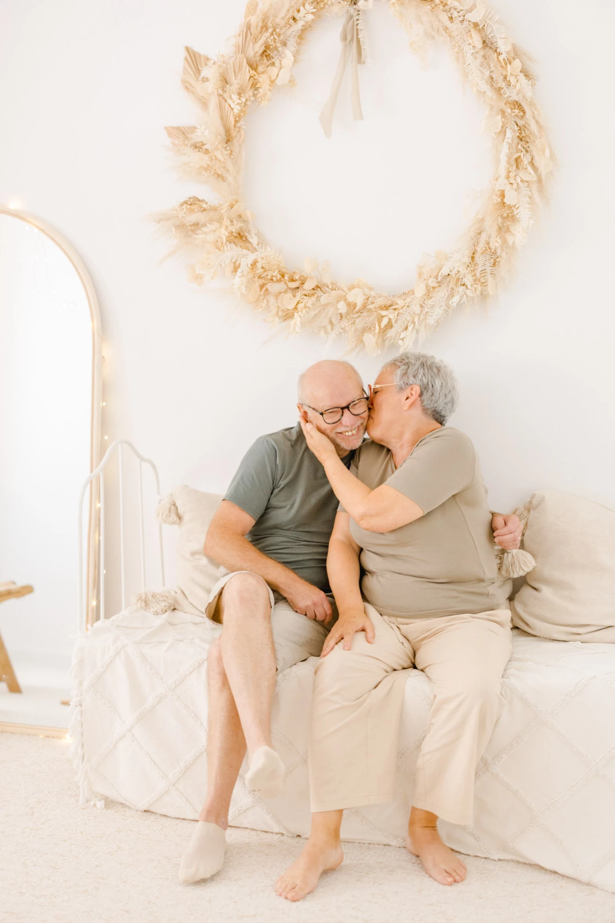 beige gris marron grand-parent studio