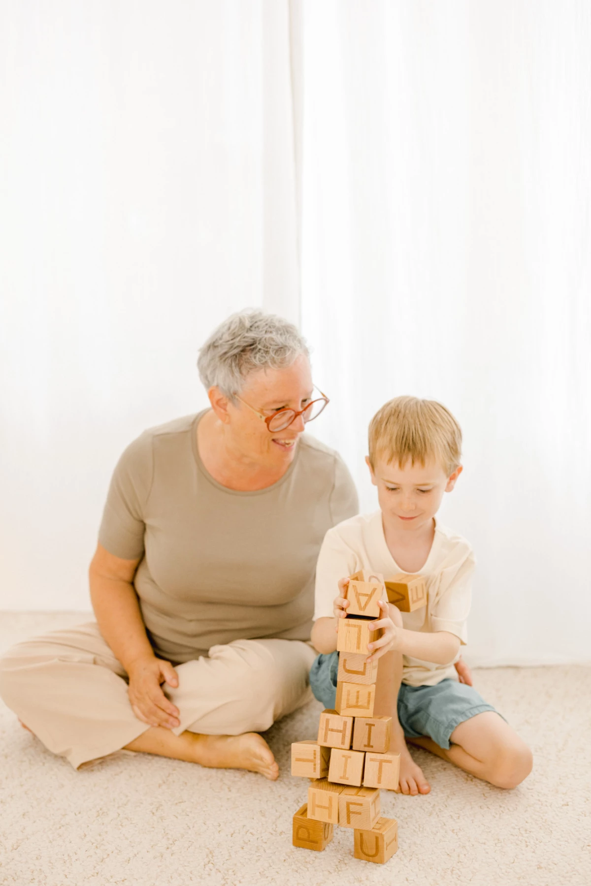 beige gris marron grand-parent studio