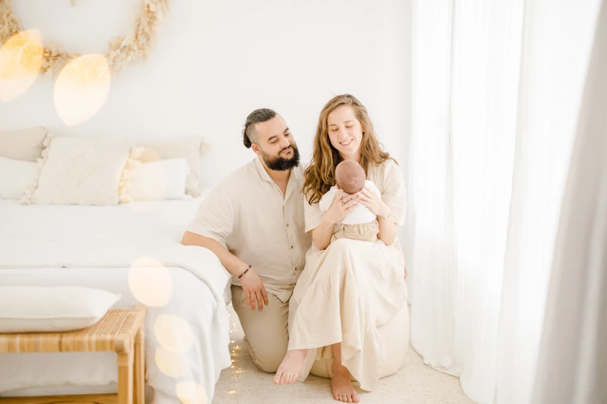 Séance naissance au studio