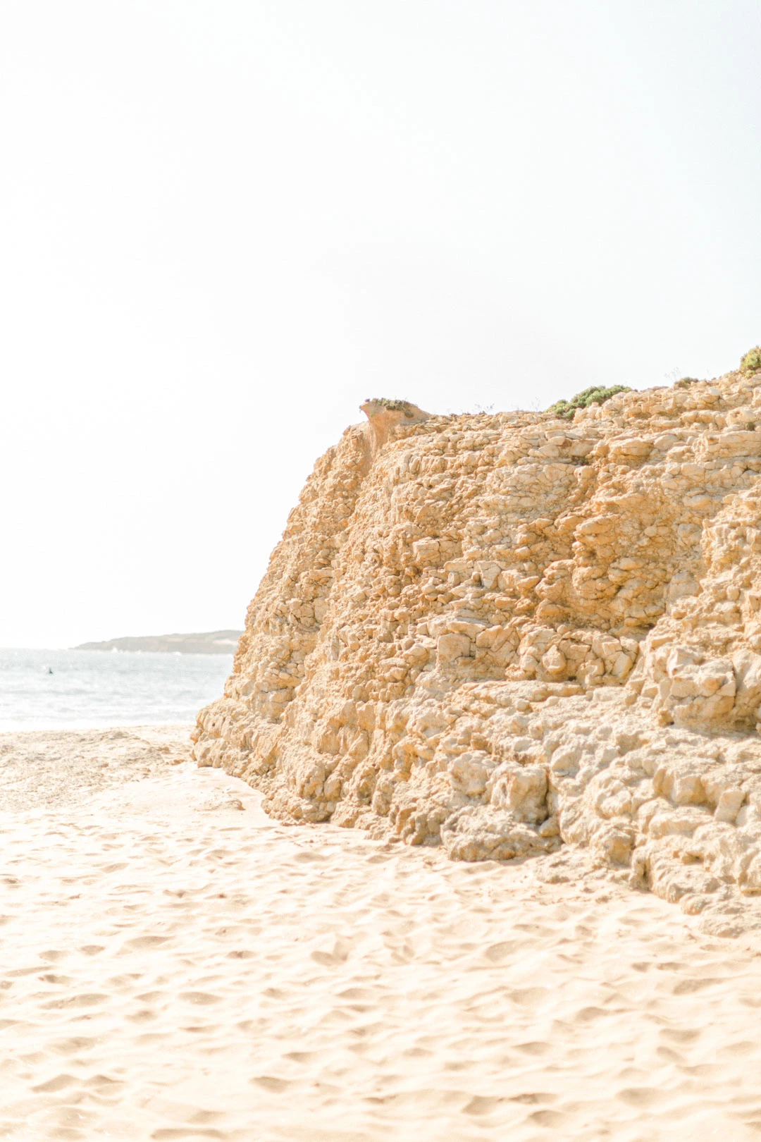 brun mer sable côte plage