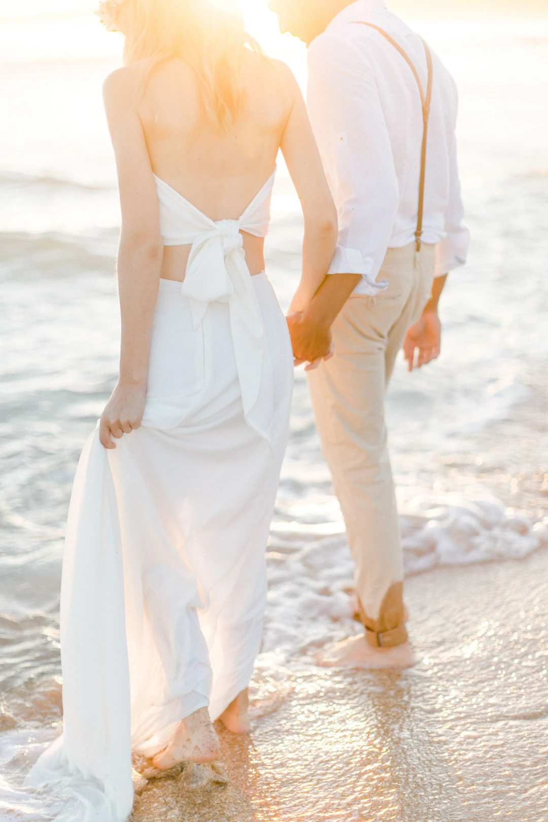 robe événement gris rose mariage