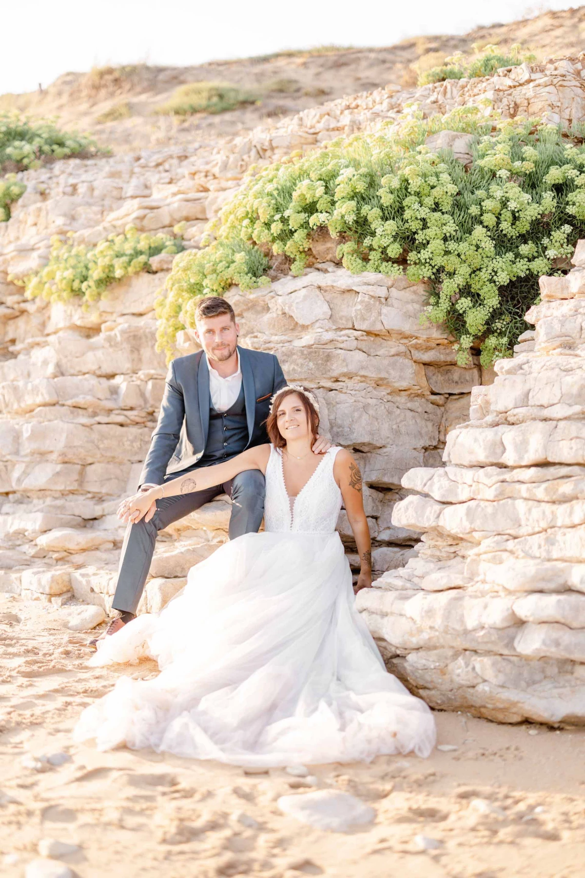 bonheur robe événement amour gris