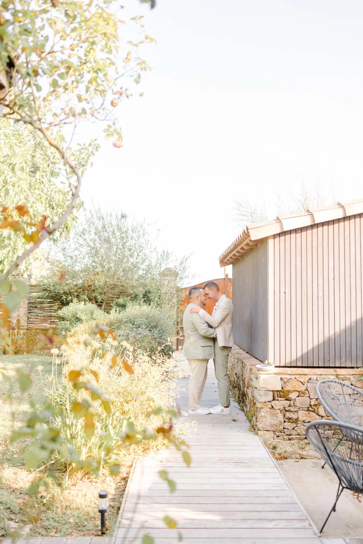 printemps, jardin, arrière-cour, vert, amour