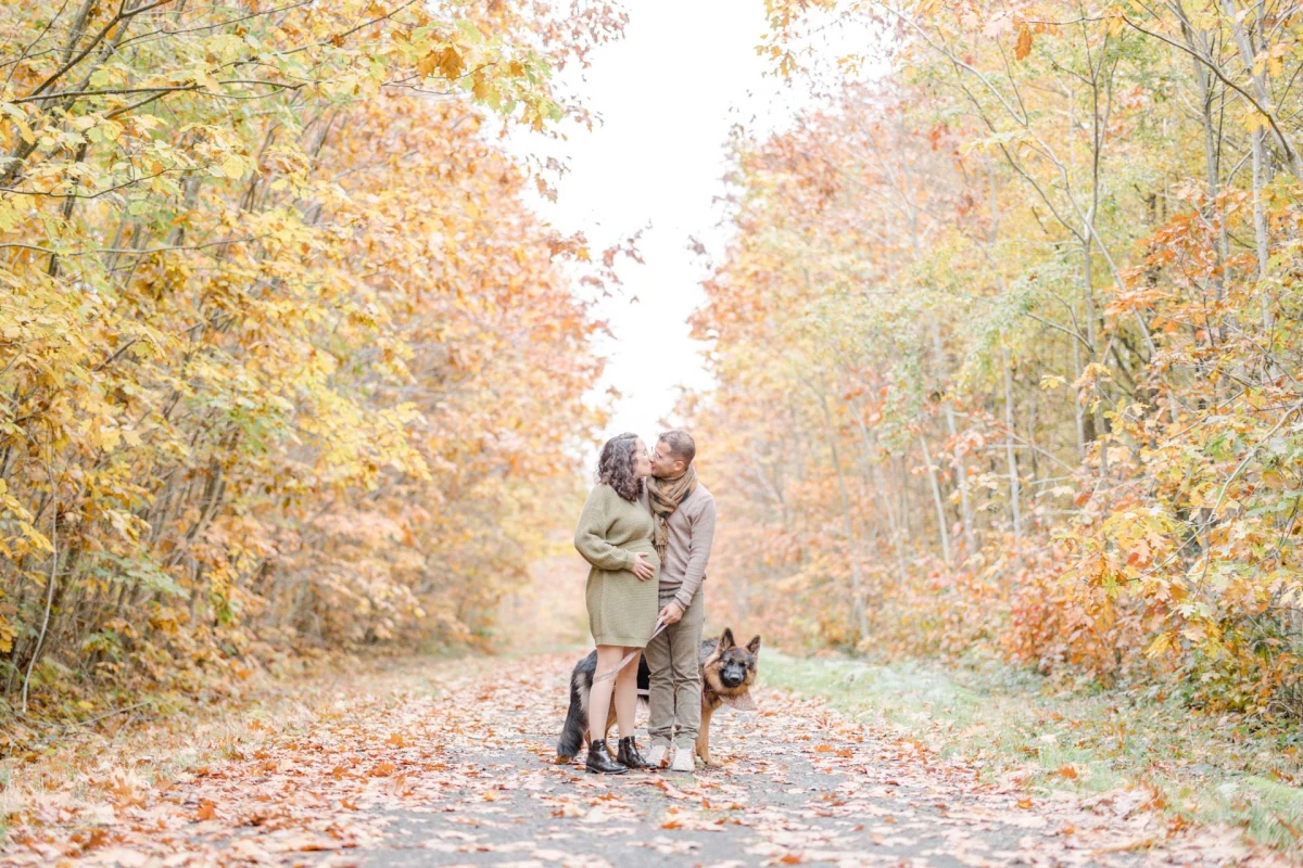 feuille bonheur amour beige marron