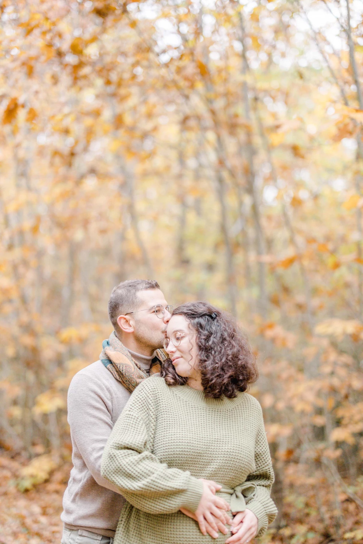feuille bonheur amour romance beige