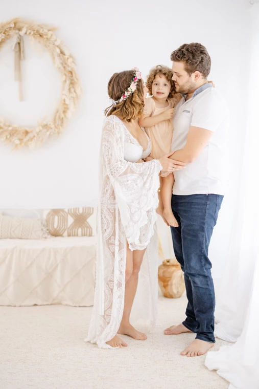 bonheur robe amour cheveux longs beige