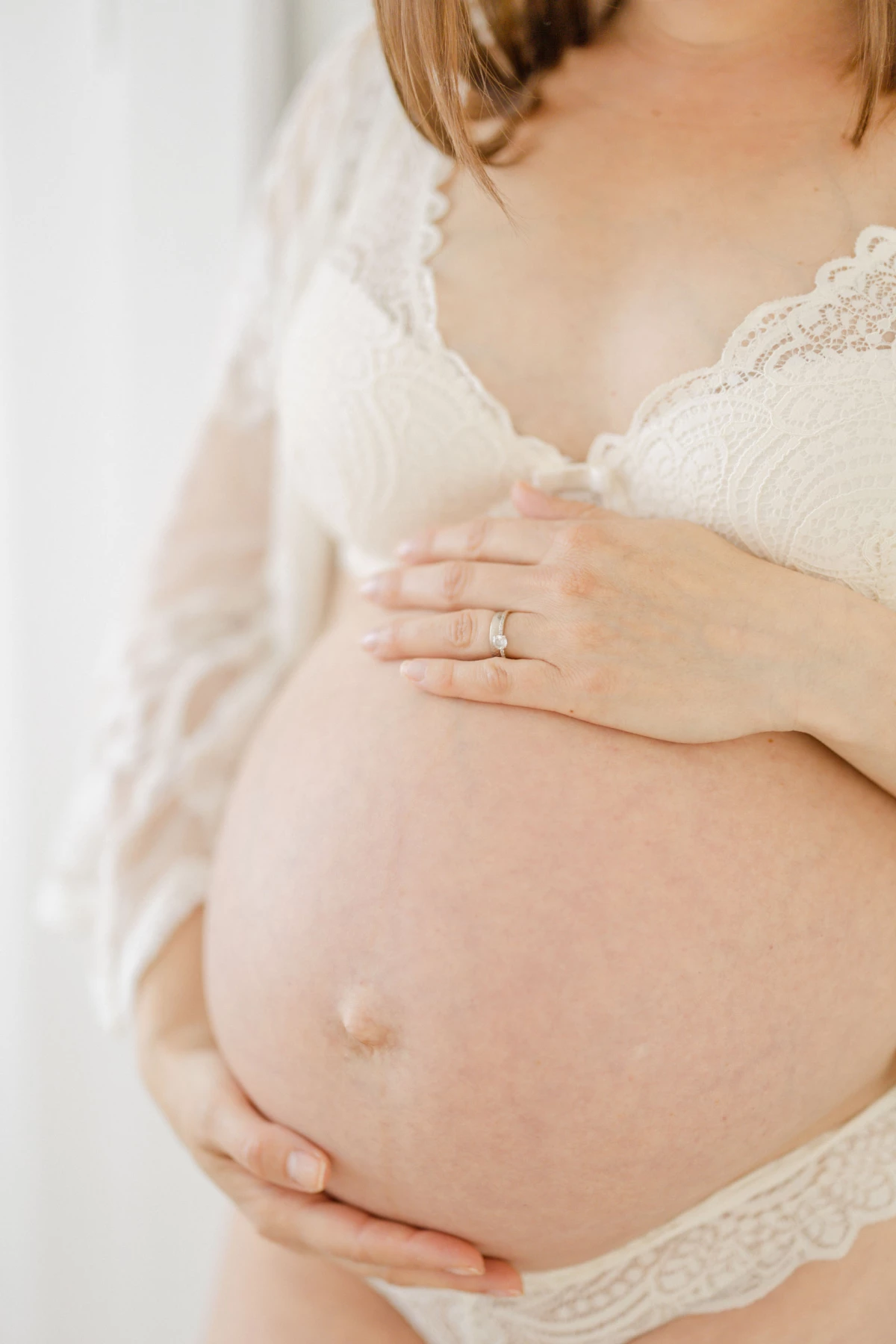 gris marron grossesse studio