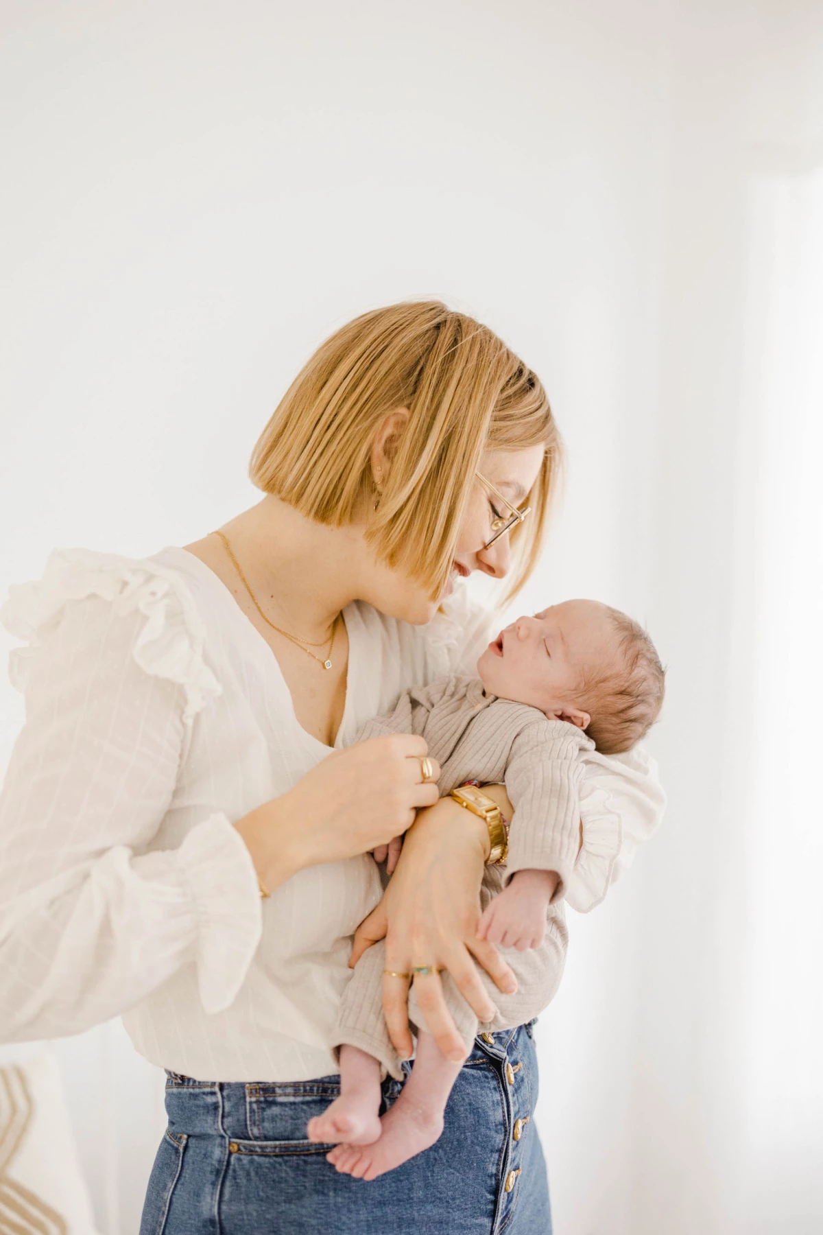 poignet enfant amour gris marron