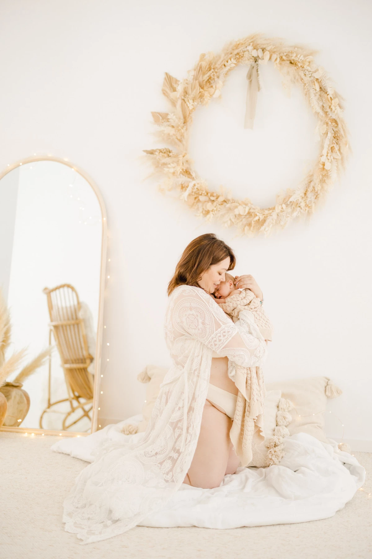 rose enfant beige gris marron