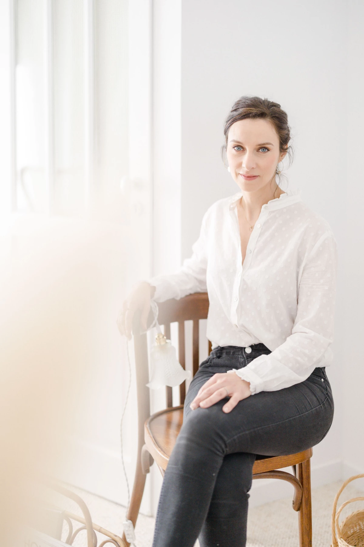 cheveux collier beige marron gris