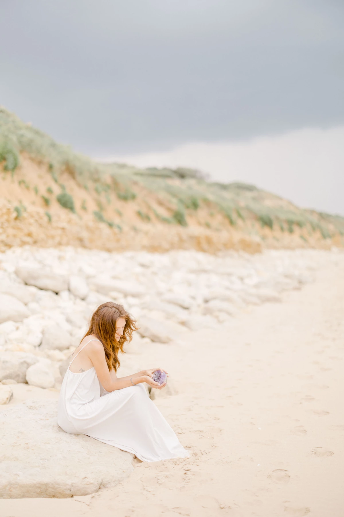 plage sable robe bonheur côte