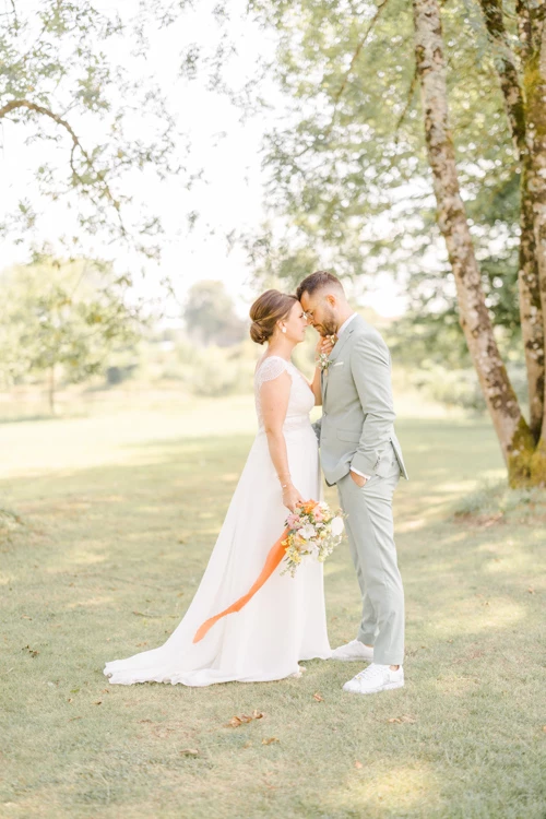 robe événement bonheur marron gris